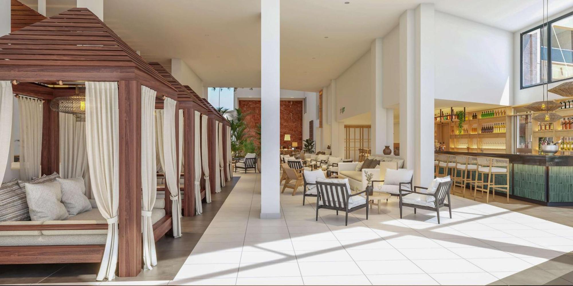 Hotel Meliá Fuerteventura Costa Calma Esterno foto The interior of the hotel