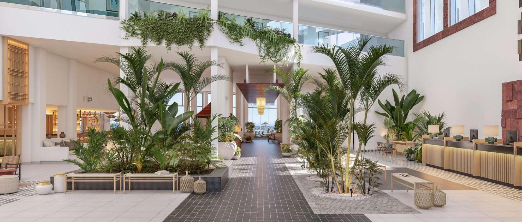 Hotel Meliá Fuerteventura Costa Calma Esterno foto The lobby of the hotel
