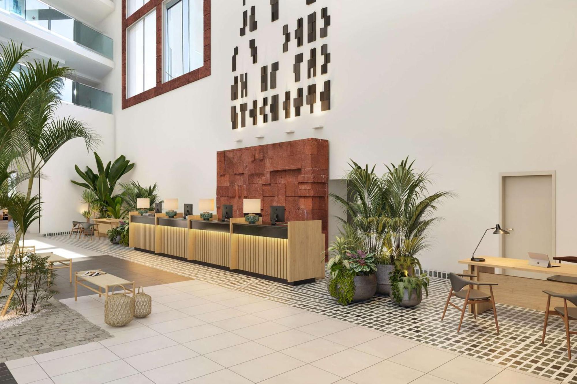 Hotel Meliá Fuerteventura Costa Calma Esterno foto Interior of the hotel